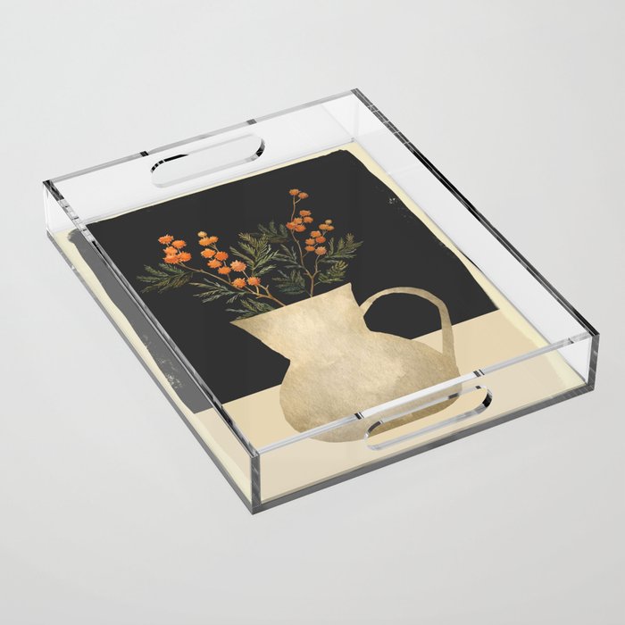 Flowers In A Vase 23 Acrylic Tray Gallery Image 1