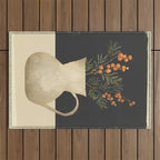 Flowers In A Vase 23 Outdoor Rug Gallery Image 1