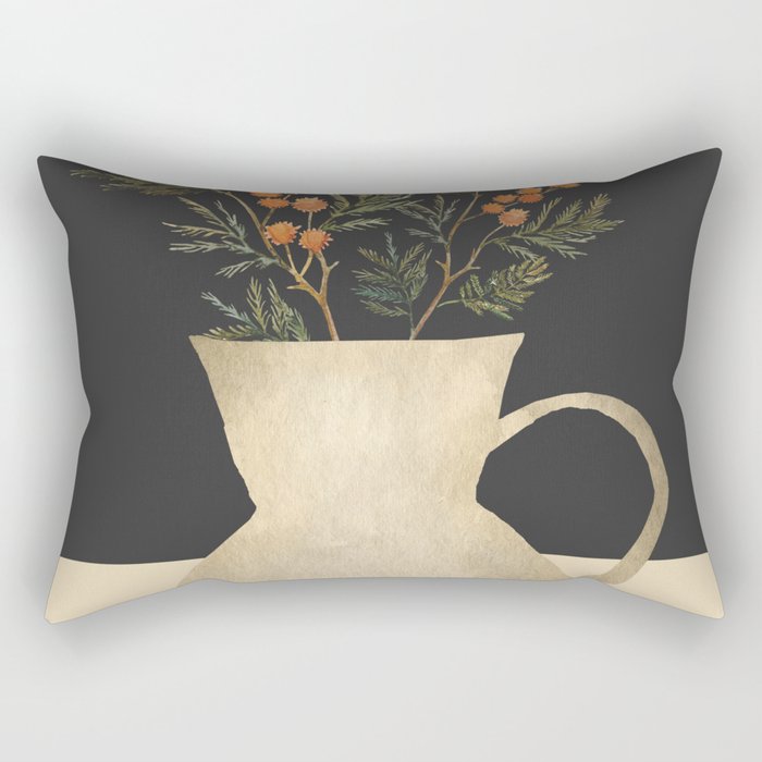 Flowers In A Vase 23 Rectangular Pillow Gallery Image 2