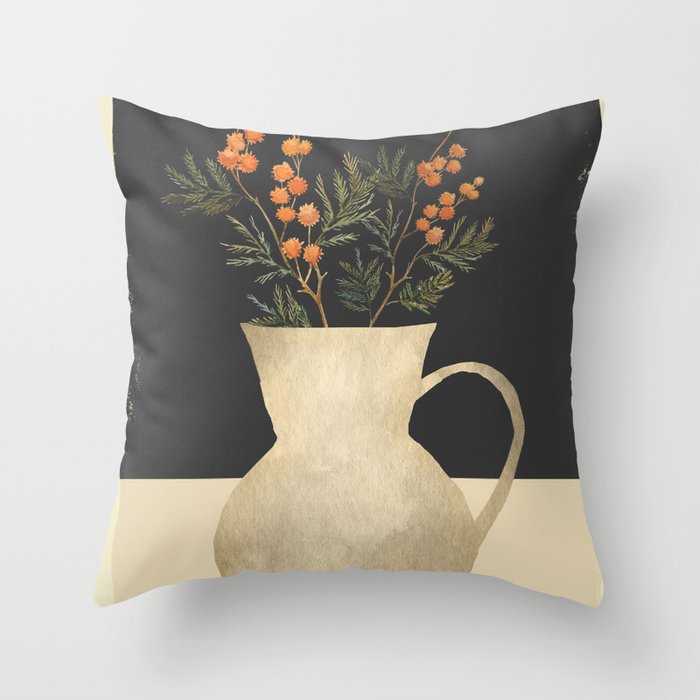 Flowers In A Vase 23 Throw Pillow Gallery Image 6