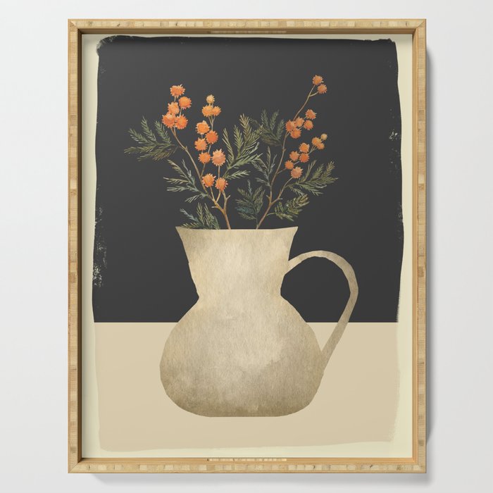Flowers In A Vase 23 Serving Tray Gallery Image 1