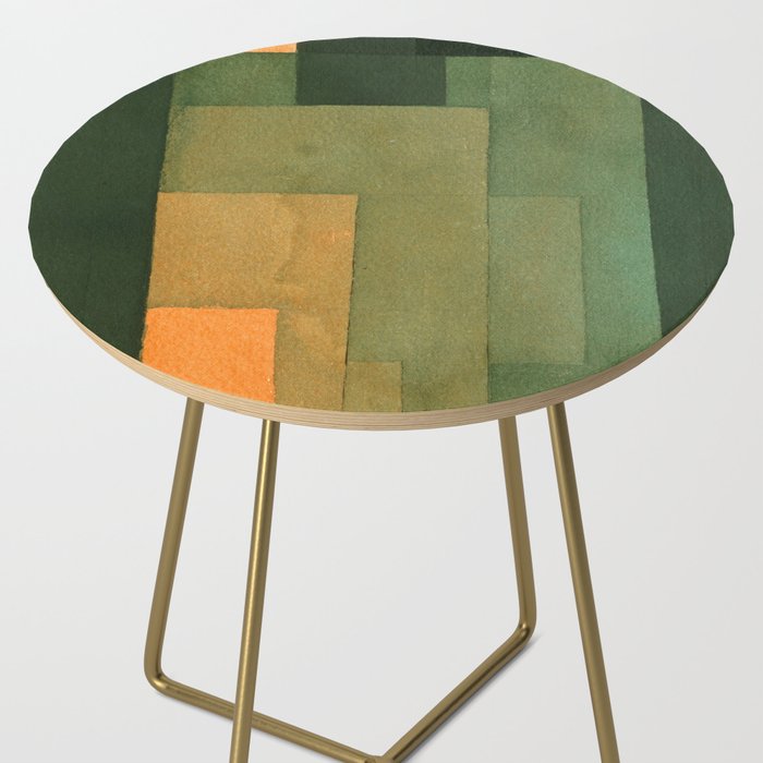 Paul Klee "Tower in Orange and Green 1922" Side Table Gallery Image 2