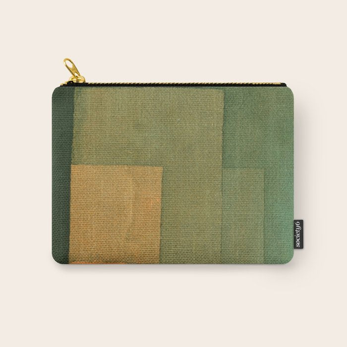 Paul Klee "Tower in Orange and Green 1922" Carry All Pouch Gallery Image 1