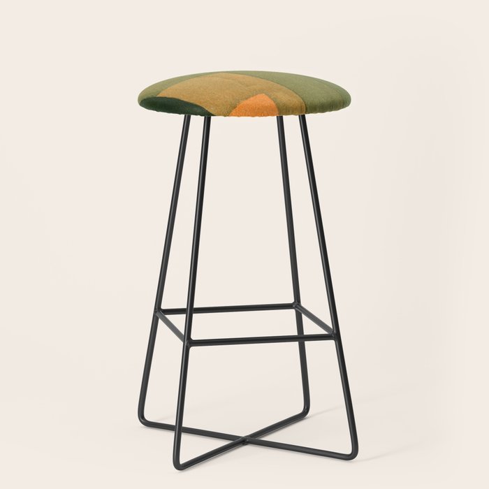 Paul Klee "Tower in Orange and Green 1922" Stool Gallery Image 1