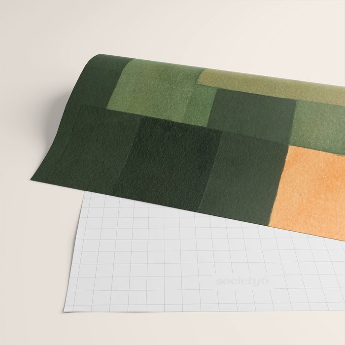 Paul Klee "Tower in Orange and Green 1922" Wrapping Paper Gallery Image 2