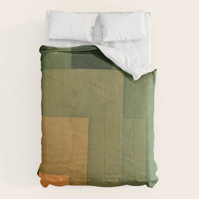 Paul Klee "Tower in Orange and Green 1922" Comforter Gallery Image 6