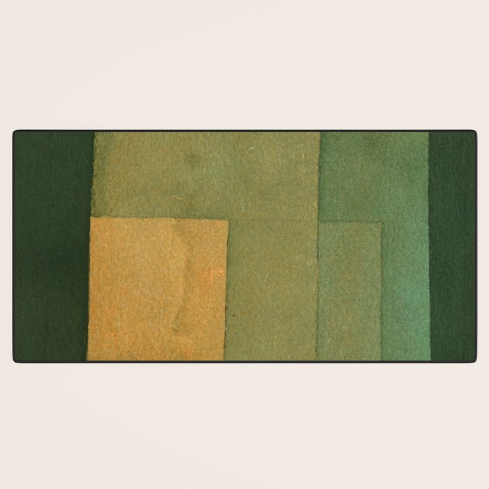 Paul Klee "Tower in Orange and Green 1922" Desk Mat Gallery Image 3