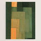 Paul Klee "Tower in Orange and Green 1922" Jigsaw Puzzle Gallery Image 1
