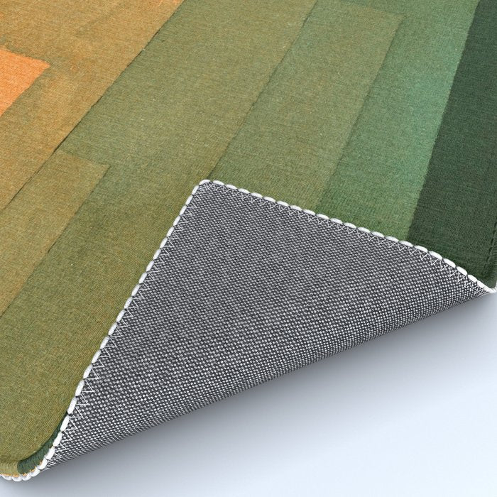 Paul Klee "Tower in Orange and Green 1922" Rug Gallery Image 4