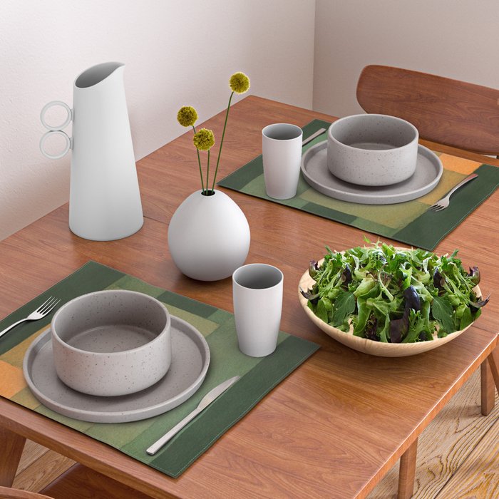 Paul Klee "Tower in Orange and Green 1922" Placemat Gallery Image 2