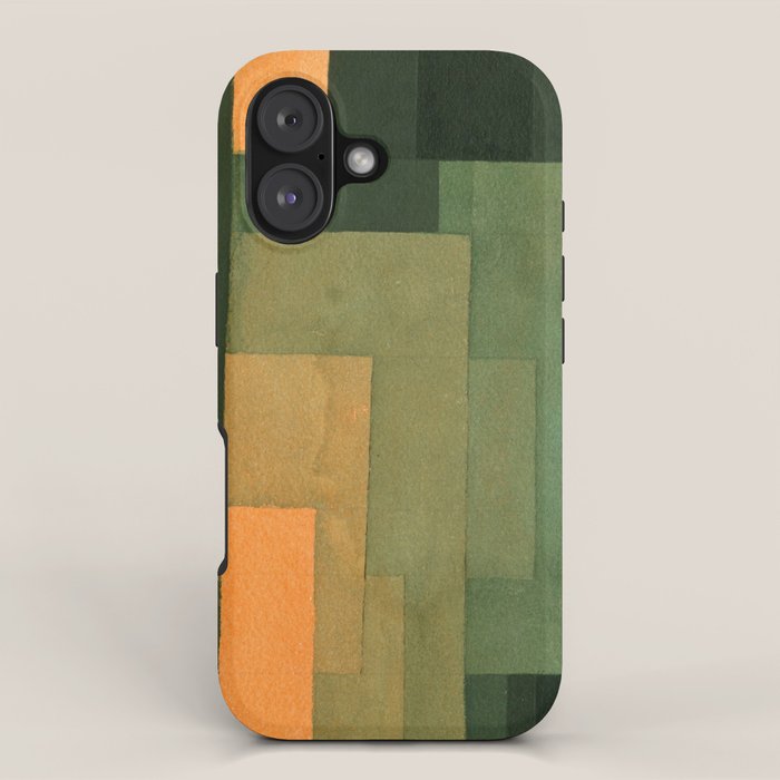Paul Klee "Tower in Orange and Green 1922" iPhone Case Gallery Image 1
