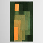 Paul Klee "Tower in Orange and Green 1922" Tablecloth Gallery Image 2