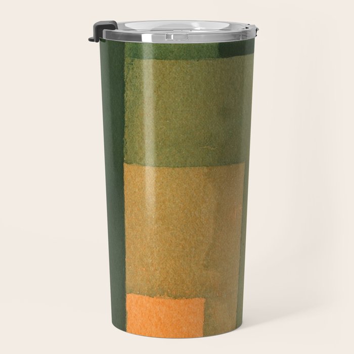 Paul Klee "Tower in Orange and Green 1922" Travel Mug Gallery Image 3