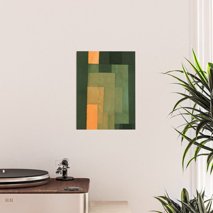 Paul Klee "Tower in Orange and Green 1922" Poster Gallery Image 2