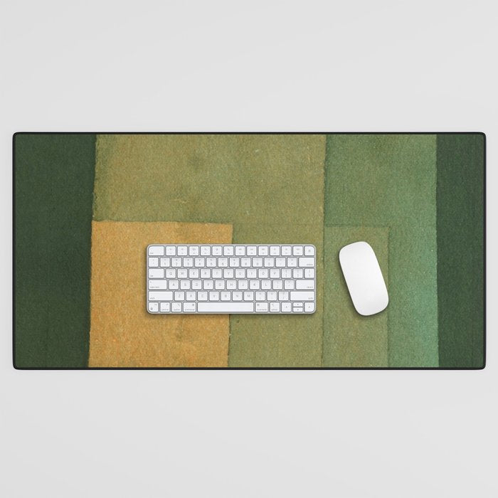 Paul Klee "Tower in Orange and Green 1922" Desk Mat Gallery Image 1