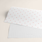Small Pastel Pink Polka dots Background Wrapping Paper Gallery Image 2