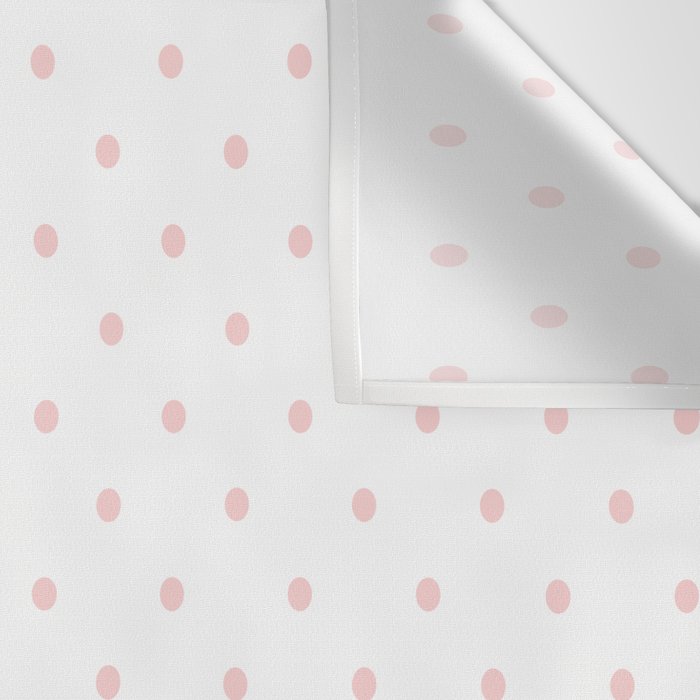 Small Pastel Pink Polka dots Background Wall Tapestry Gallery Image 3