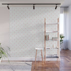 Small Pastel Pink Polka dots Background Wall Mural Gallery Image 1