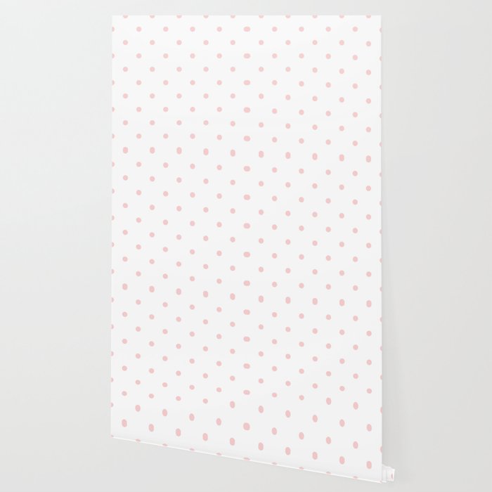 Small Pastel Pink Polka dots Background Wallpaper Gallery Image 2
