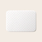 Small Pastel Pink Polka dots Background Bath Mat Gallery Image 1