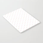 Small Pastel Pink Polka dots Background Notebook Gallery Image 2