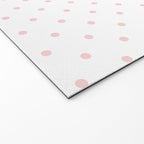 Small Pastel Pink Polka dots Background Welcome Mat Gallery Image 2