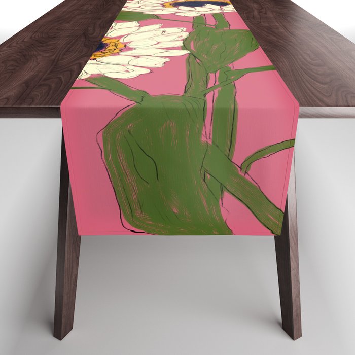 Sunflower Pink Sami Table Runner Gallery Image 1
