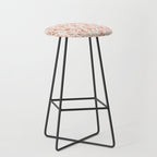 Seahorse Damask  Peachy Pink Stool Gallery Image 1
