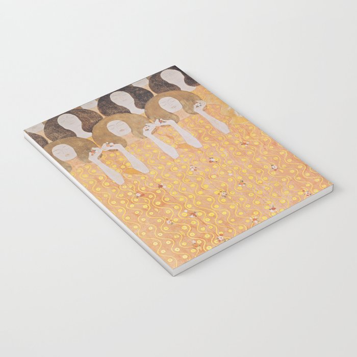 Gustav Klimt - Choir of Angels (Chor Der Paradiesengel) Notebook Gallery Image 3