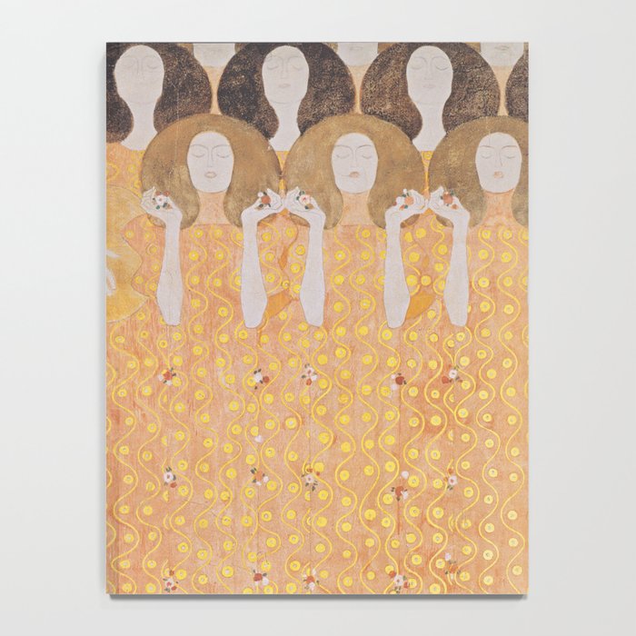 Gustav Klimt - Choir of Angels (Chor Der Paradiesengel) Notebook Gallery Image 4
