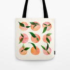 Abstract Watercolor Fruit Shapes Tote Bag Gallery Image 1