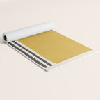 Mustard Yellow Black Lines Abstract Art Yoga Mat Gallery Image 2
