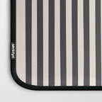 Mustard Yellow Black Lines Abstract Art Laptop Sleeve Gallery Image 3