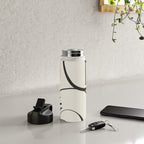 Lady Portrait Abstract Minimal  Line Art 3 Water Bottle Gallery Image 4
