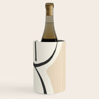 Lady Portrait Abstract Minimal  Line Art 3 Wine Chiller Gallery Image 3