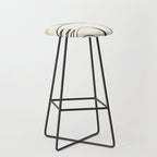 Lady Portrait Abstract Minimal  Line Art 3 Stool Gallery Image 1