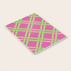 Classic Bamboo Trellis Pattern 240 Hot Pink and Chartreuse Notebook Gallery Image 3