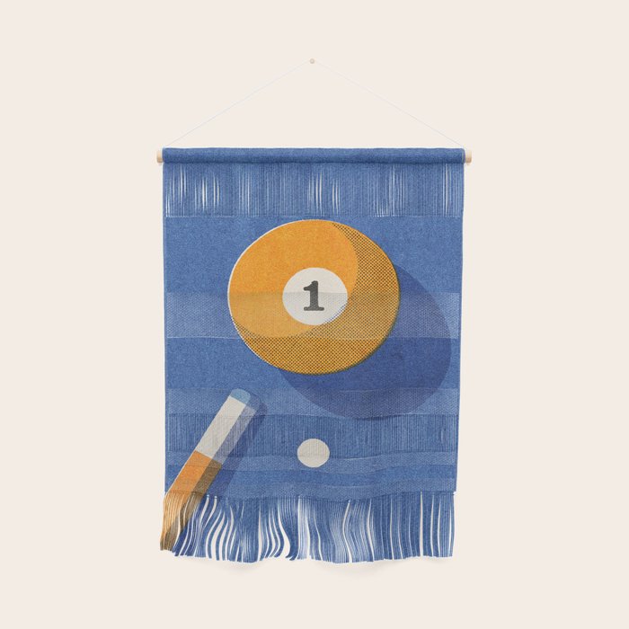 BALLS / Billiards - ball 1 I Wall Hanging Gallery Image 1