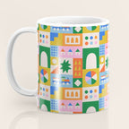 Colorful nordic children toy doodle art pattern Coffee Mug Gallery Image 3