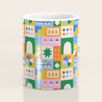 Colorful nordic children toy doodle art pattern Coffee Mug Gallery Image 4