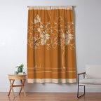 Minimalist Flowers In A Vase 3 Window Curtain Gallery Image 5