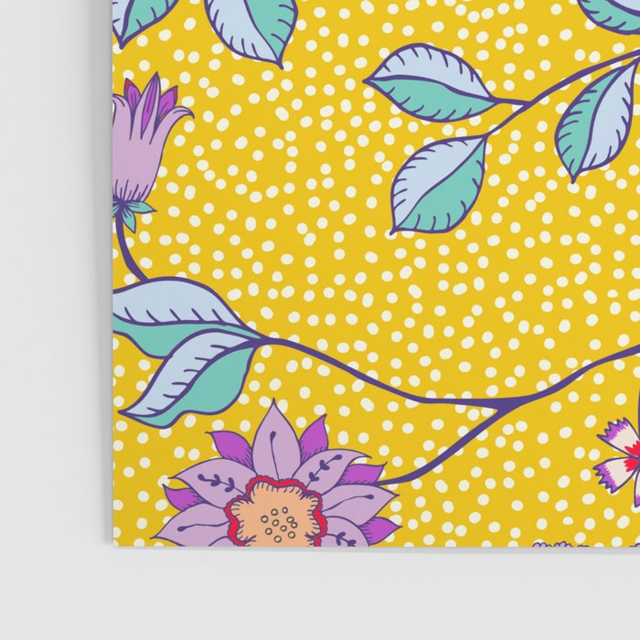 Vibrant Vintage Blooms Poster Gallery Image 3