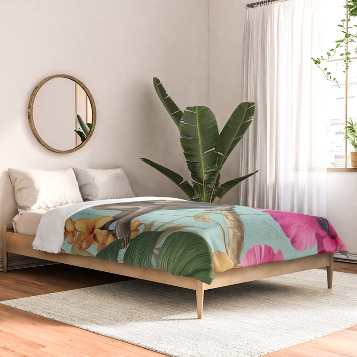 Echoes Of The Tropics Monkeys Paradise Comforter Gallery Image 2
