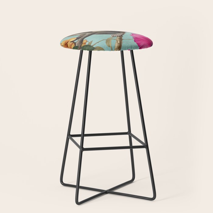 Echoes Of The Tropics Monkeys Paradise Stool Gallery Image 1
