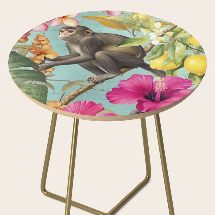 Echoes Of The Tropics Monkeys Paradise Side Table Gallery Image 2