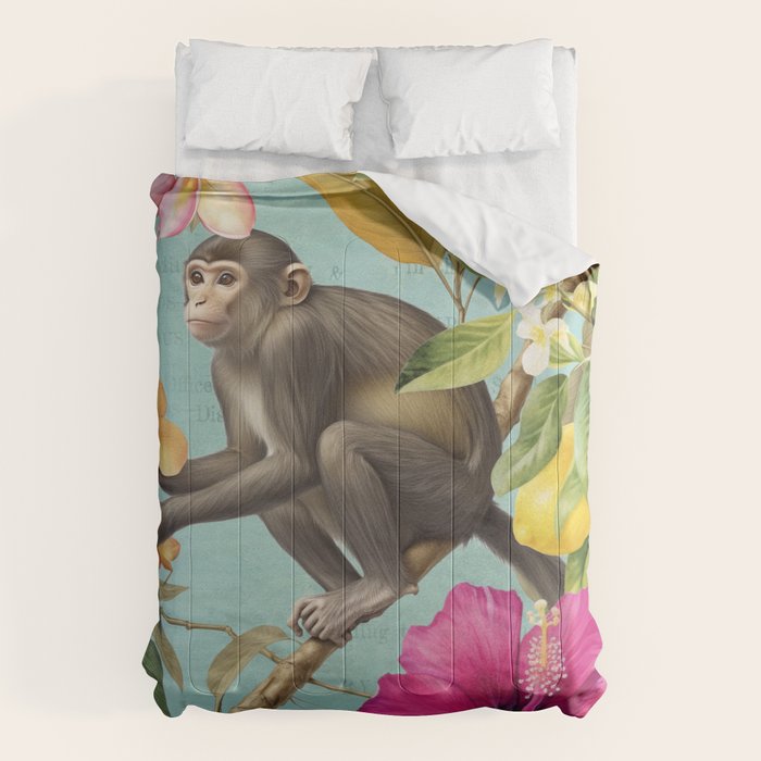 Echoes Of The Tropics Monkeys Paradise Comforter Gallery Image 6
