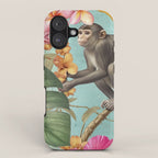 Echoes Of The Tropics Monkeys Paradise iPhone Case Gallery Image 1
