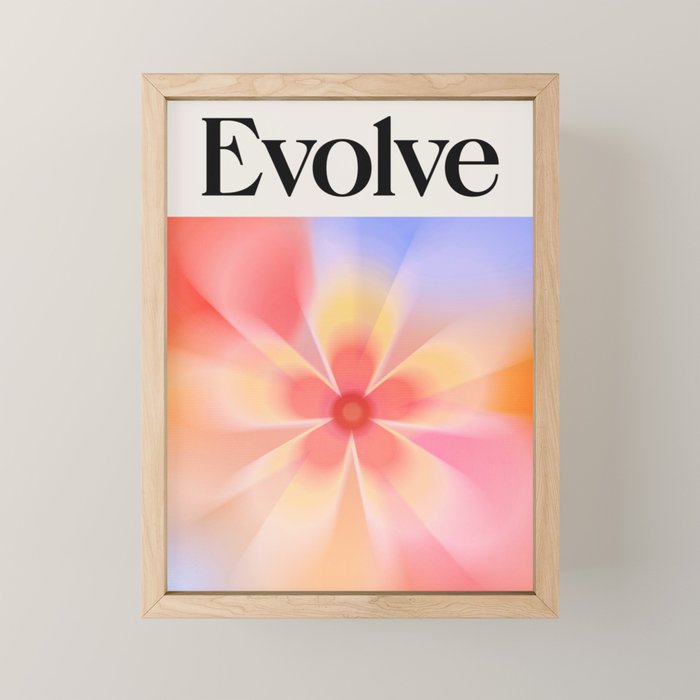 Evolve: Gradient Series 02 Mini Art Print Gallery Image 1