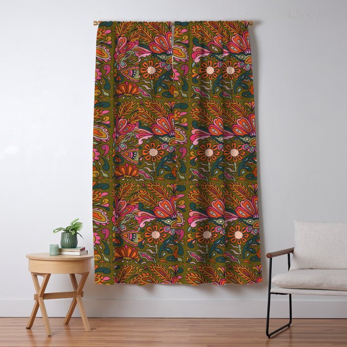 Modern Paisley Window Curtain Gallery Image 5