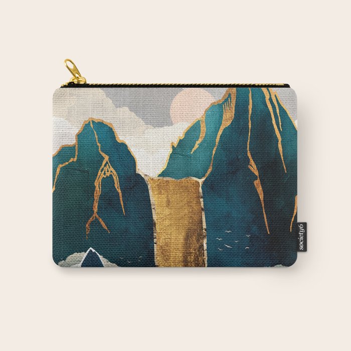 Golden Waterfall Carry All Pouch Gallery Image 1